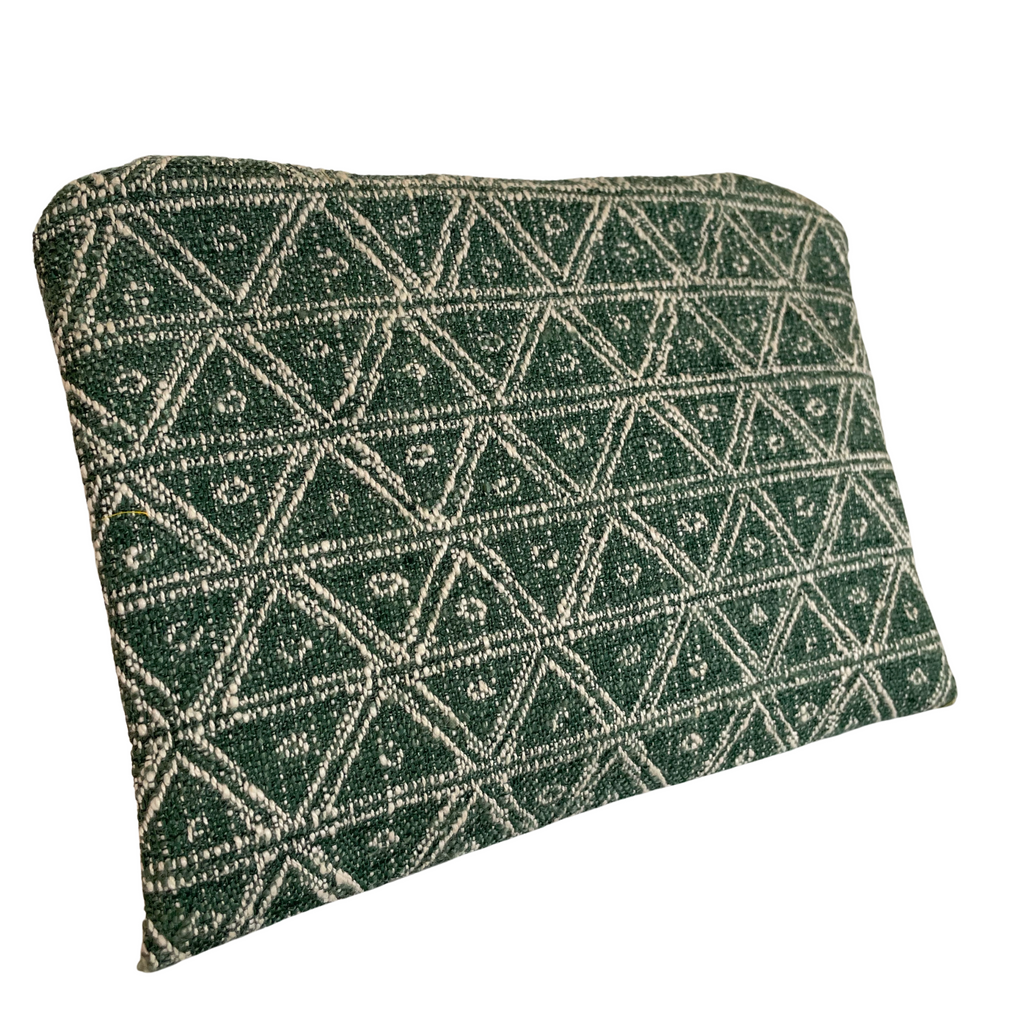 Pouch in Green Triangles - NESTED