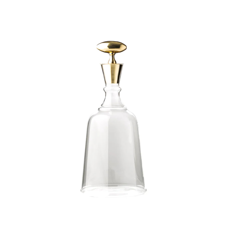 Chalet Brass Top Decanter, Large - Nested Designs