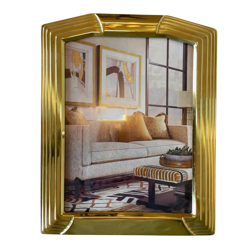 Vintage Brass Picture Frame - Nest Interior Design