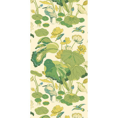 Nympheus / Emerald Wallpaper - Nested Designs