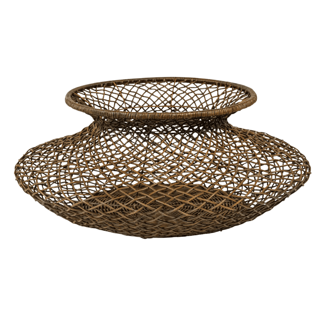Bastide Loose Weave Rattan Basket - Nested Designs
