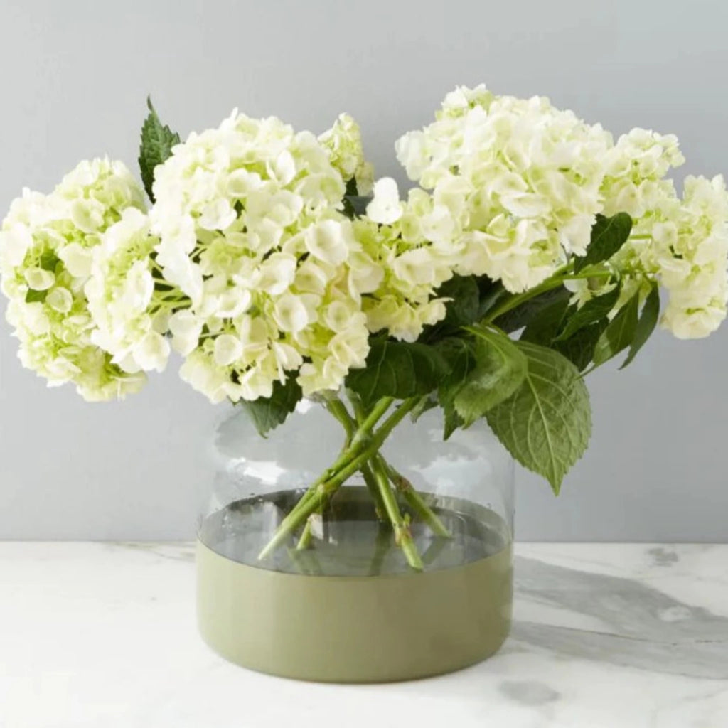 Sage Colorblock Flower Vase - Nested Designs