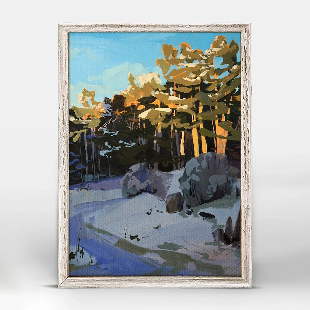 Snowy Pines Canvas - NESTED