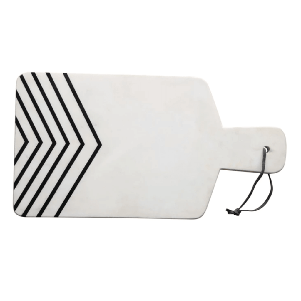 Marble Cutting & Cheese Board with Rope Tie - Nested Designs