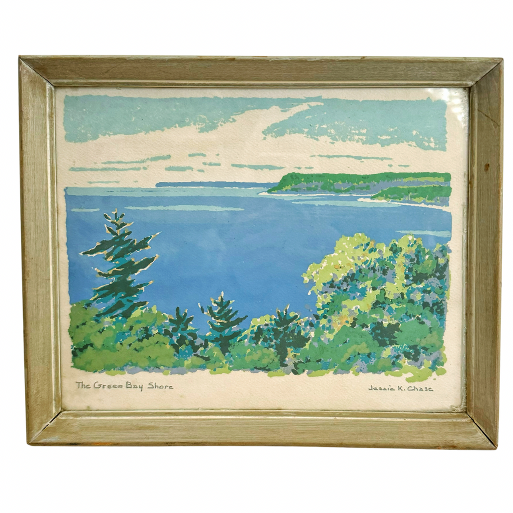 Vintage Green Bay Painting - NESTED
