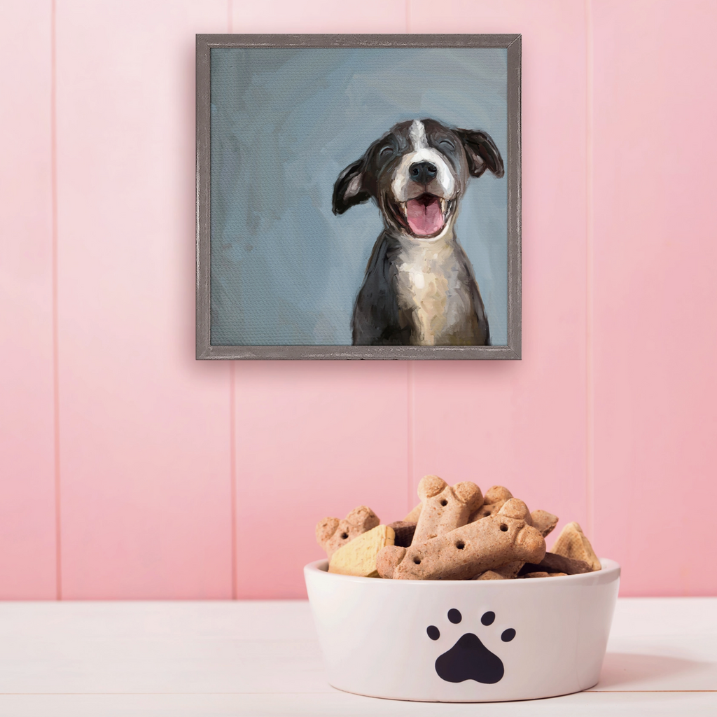 Who's A Good Boy Mini Framed Canvas - Nest