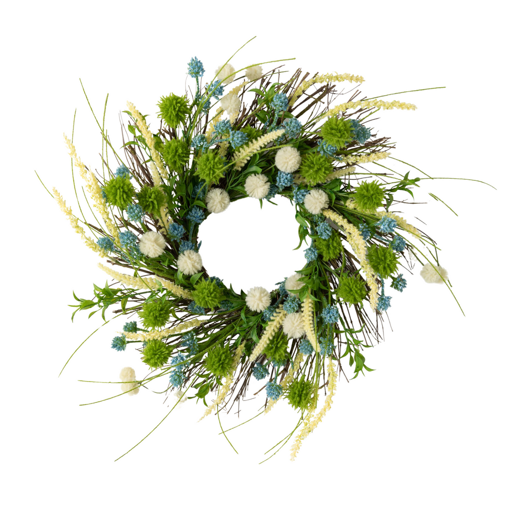 Thistle & Amaranthus Wreath - NESTED