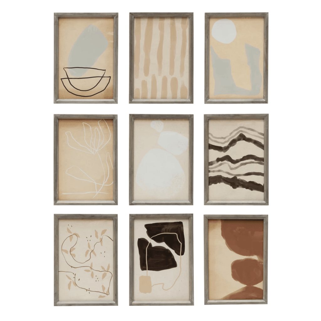 Wood Frame Wall Art - Nested Designs