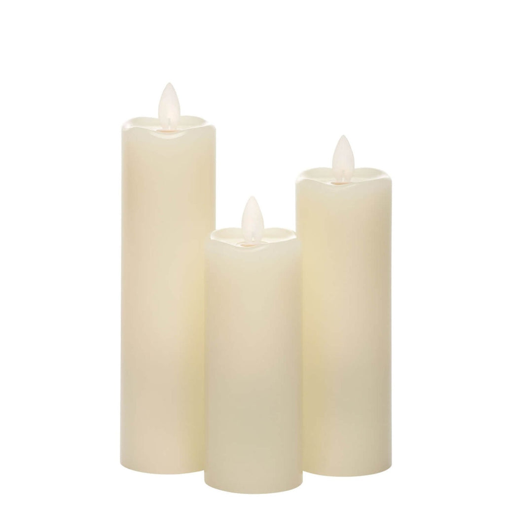 Small Slim Pillar Candles - NESTED