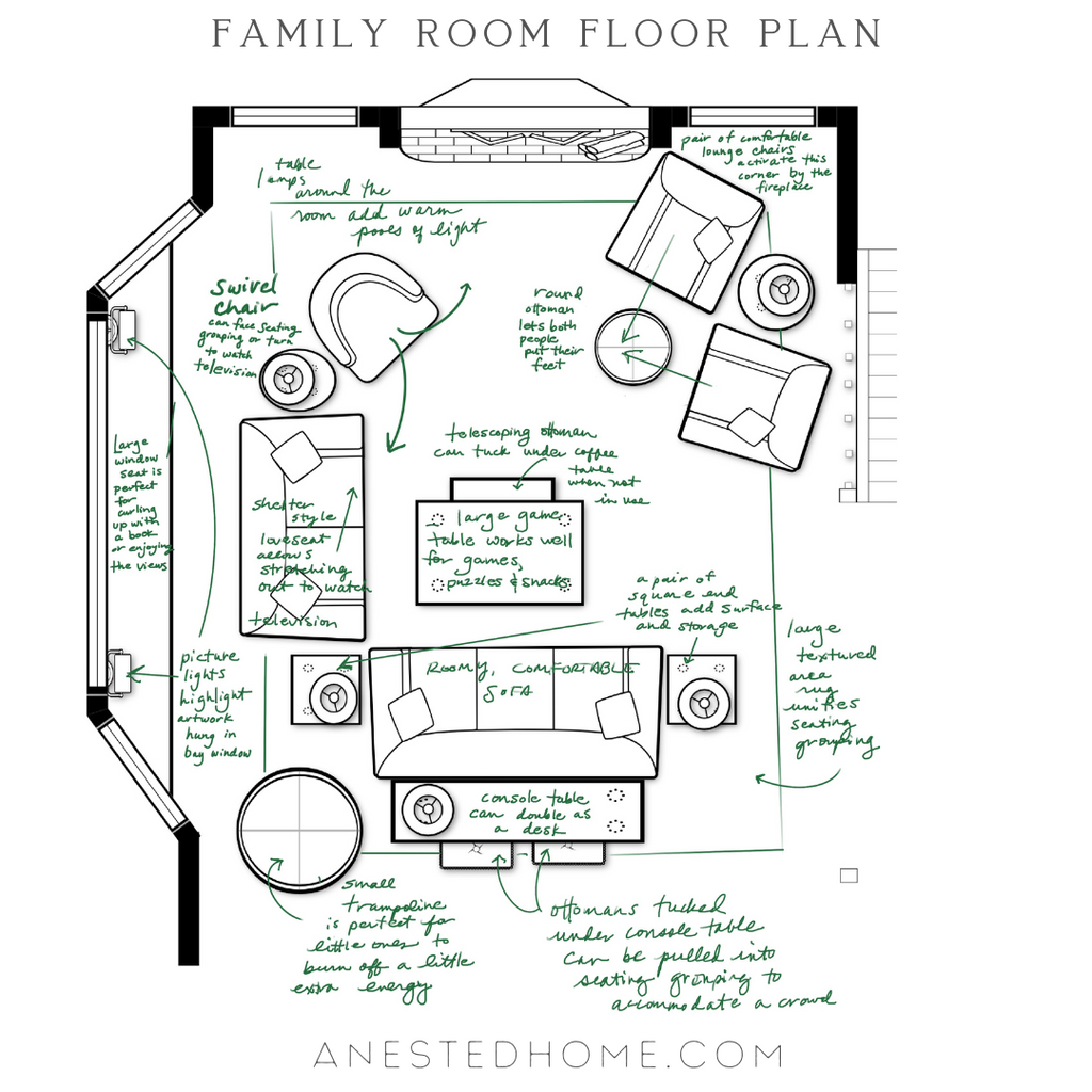 Furniture Floor Plan for a Growing Family – Nest Interior Design