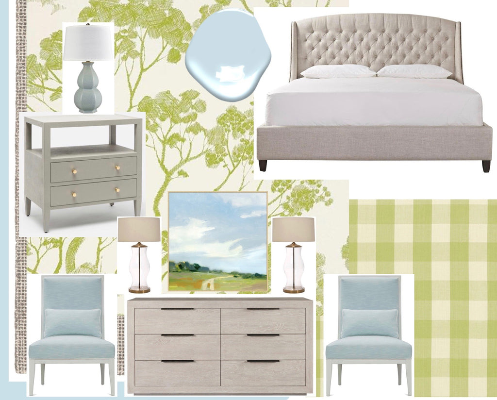 Luscious, Apple Green Master Bedroom... - Nest Interior Design