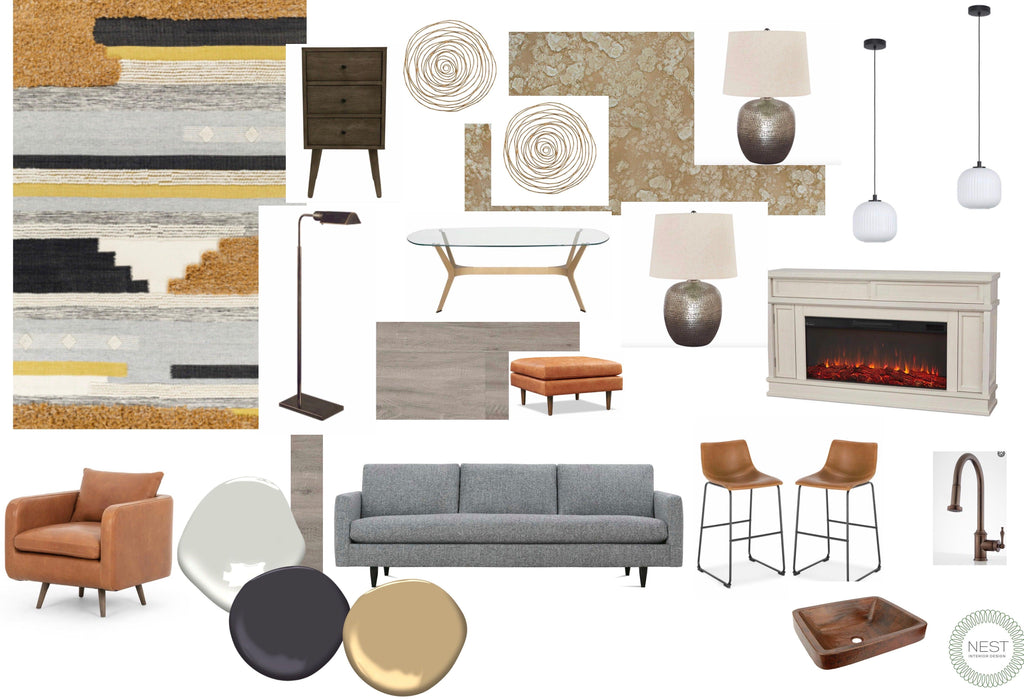 Bohemian Family Lounge - All the Design Details! - Nest Interior Design