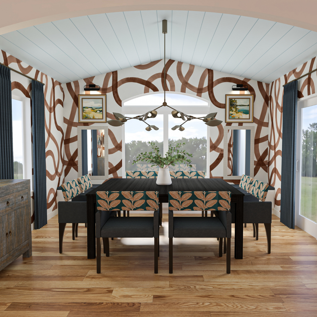 Before & After: A Dining Room Transformation for a Color-Loving Client