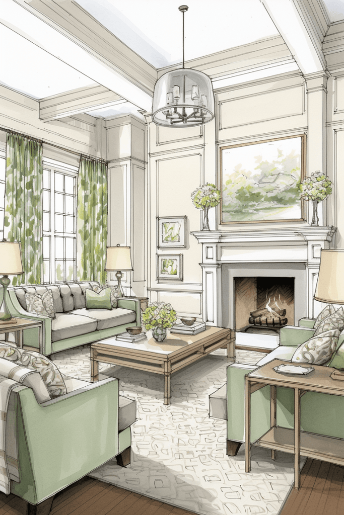 Luxurious Living Room Update - Nest Interior Design