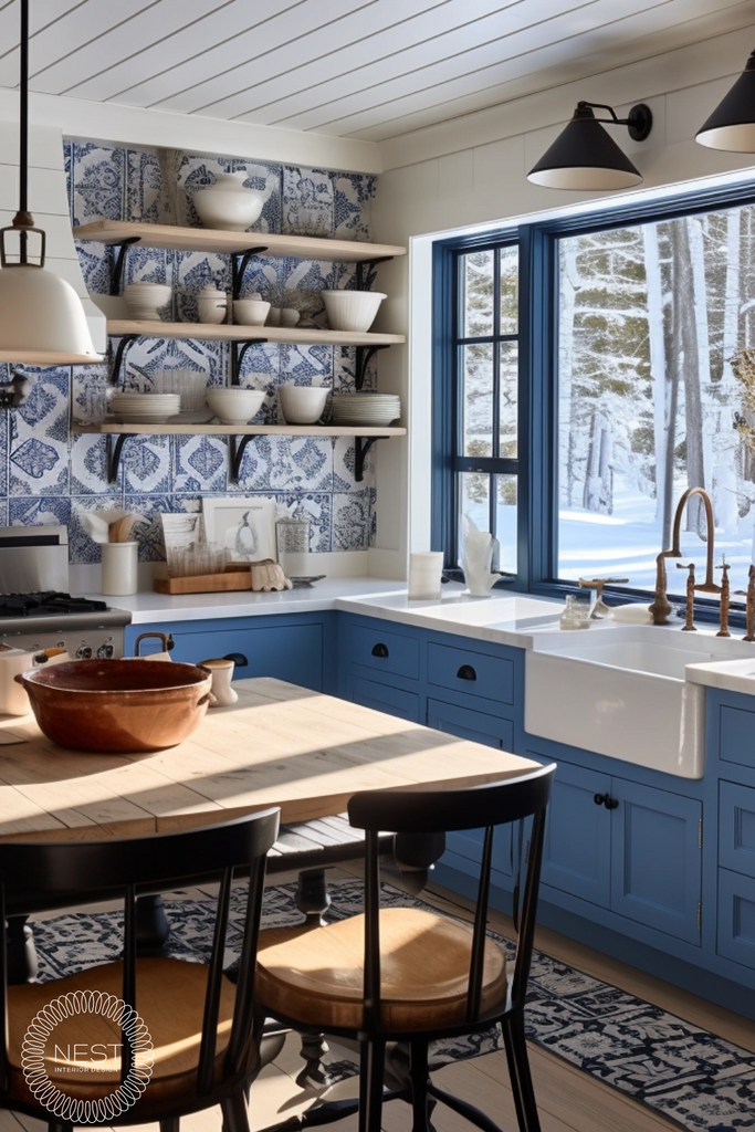 Elevate Your Kitchen with Blue Kitchen Decor Trends
