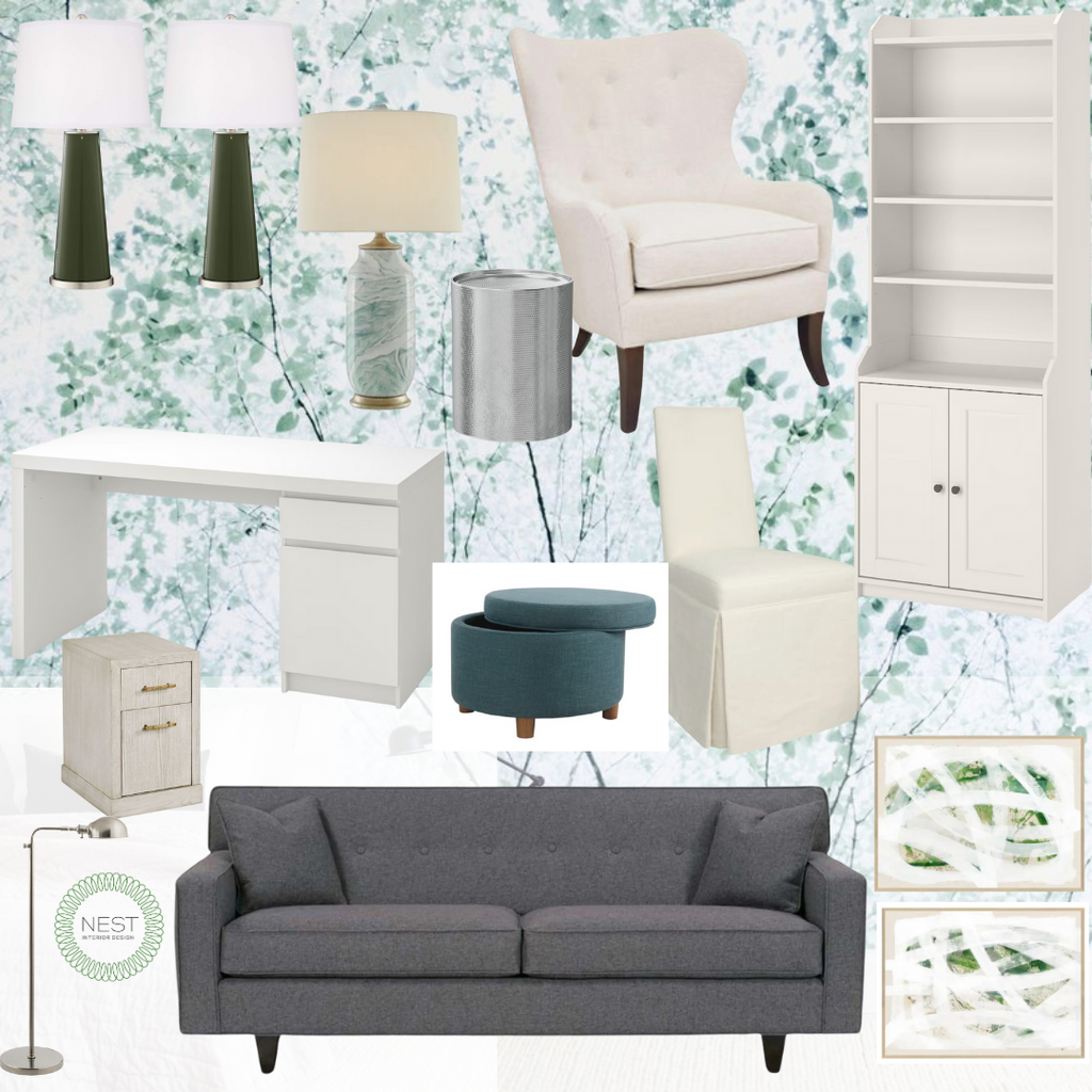 Soothing Therapist's Office Design – Nest Interior Design