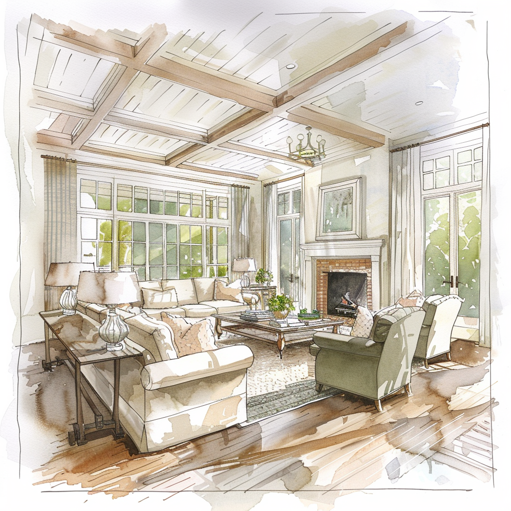 A Light-Filled Living Room Designed for Lasting Memories