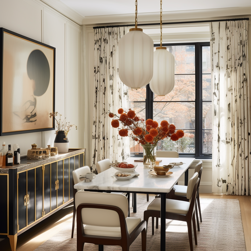 Historic Home Living: Modern Dining Room  with a Twist