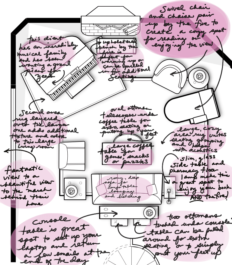 Baby Grand Dreams: Creating an Inviting Gathering Space for a Musical Family - Nest Interior Design