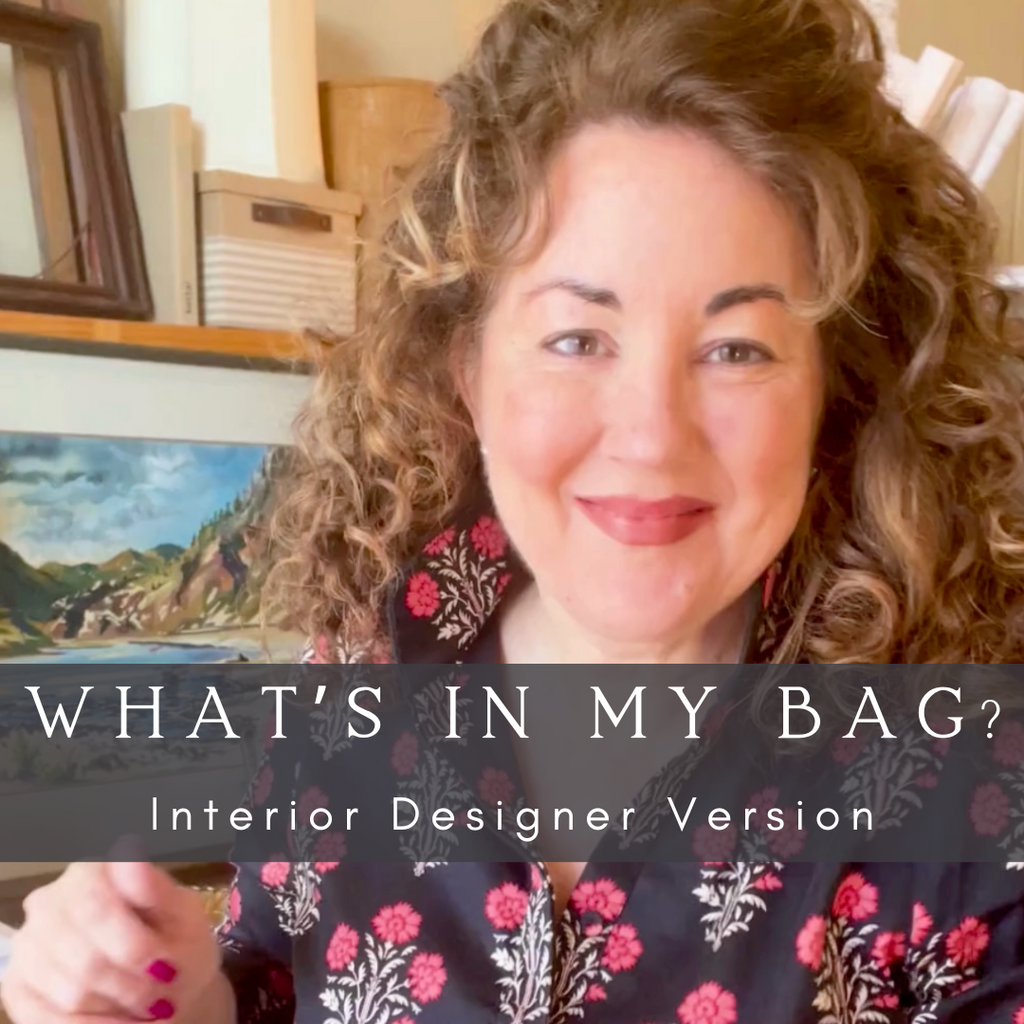 What's In My Bag:  Interior Designer Version!