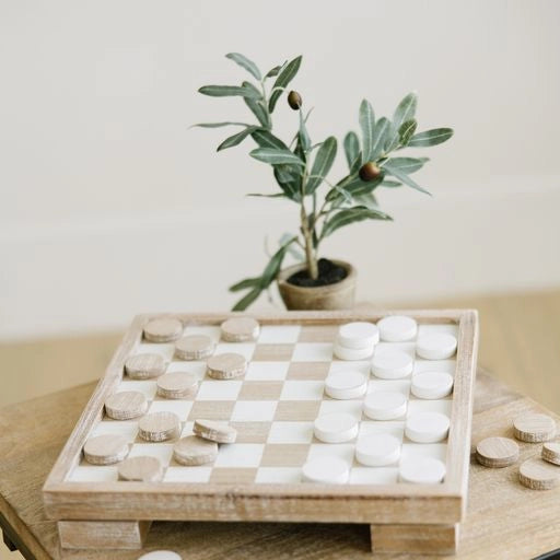 Wooden Checkerboard Set - Nest