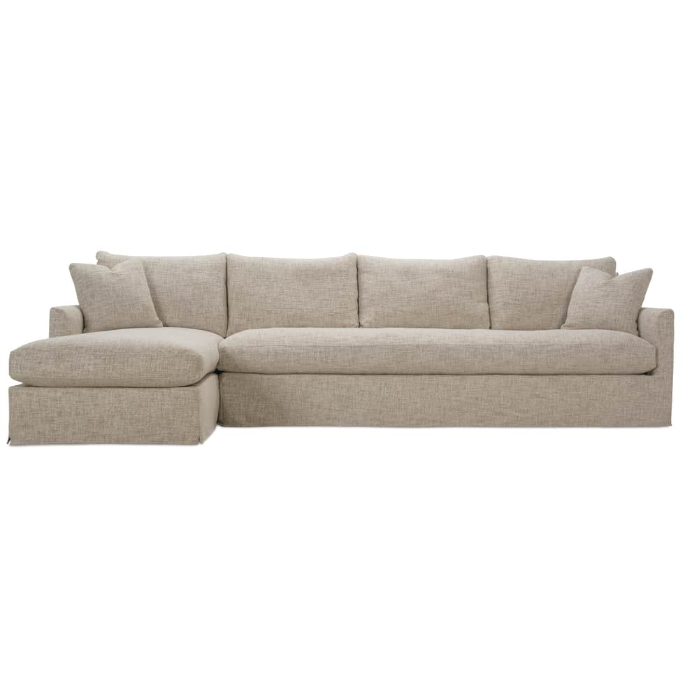 Lilah Slipcovered Sectional - Nested