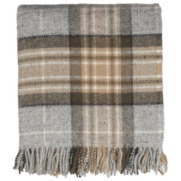 McKellar Wool Fluffy Throw - Nested