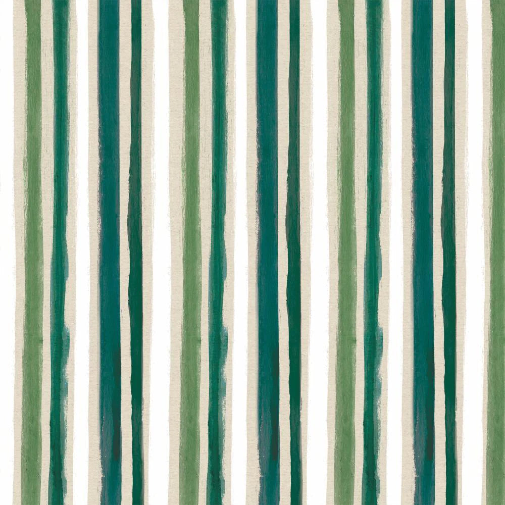La Linea Green Beverage Napkins - Nested Designs