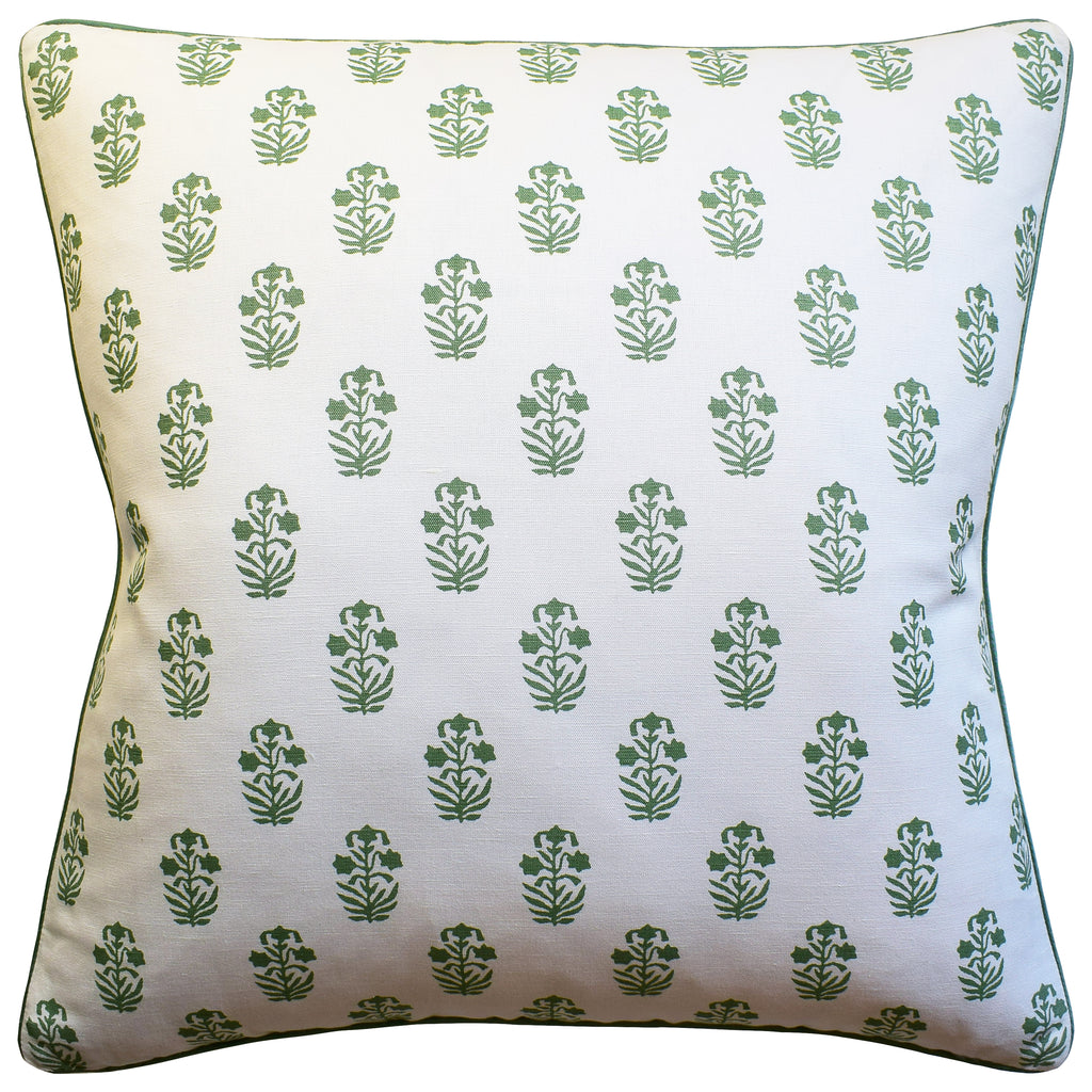 Corwin in Green/White Pillow - NESTED