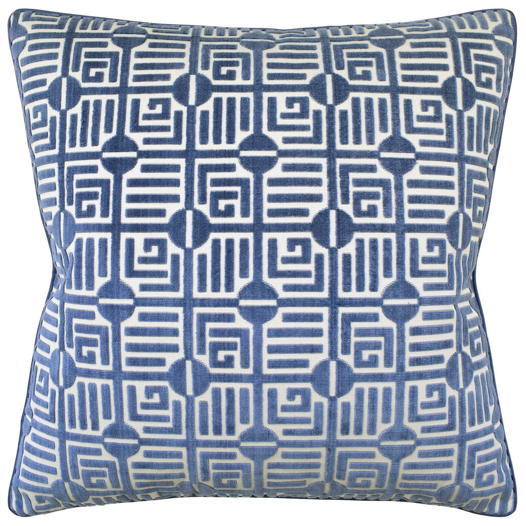 Labyrinth Velvet Pillow - NESTED