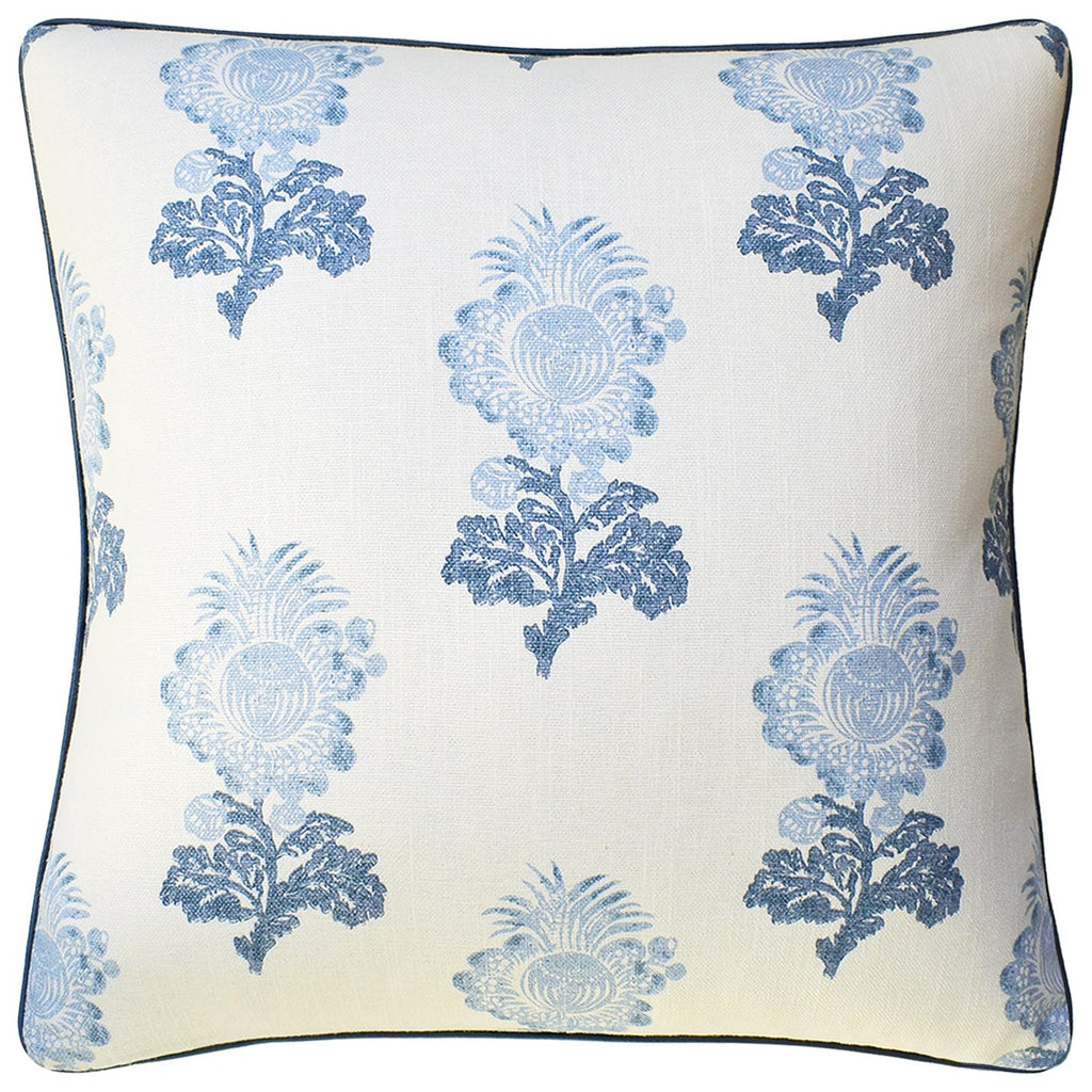 Aldith Blue Pillow - Nested Designs