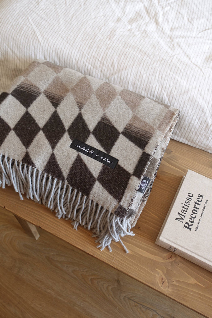 Checkered Topanga Throw - Nested