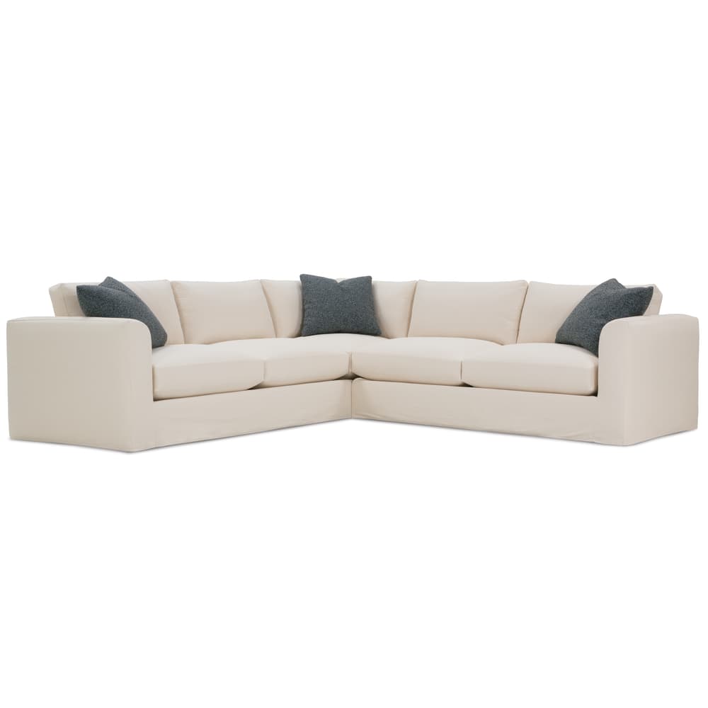 Derby Slipcovered Sectional - Nested