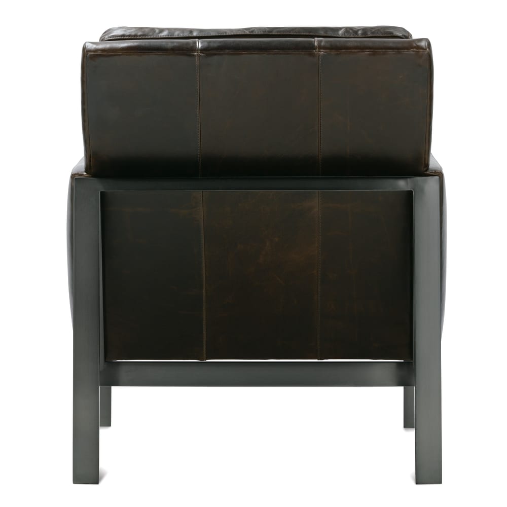 Atticus Leather Accent Chair - Nested Designs
