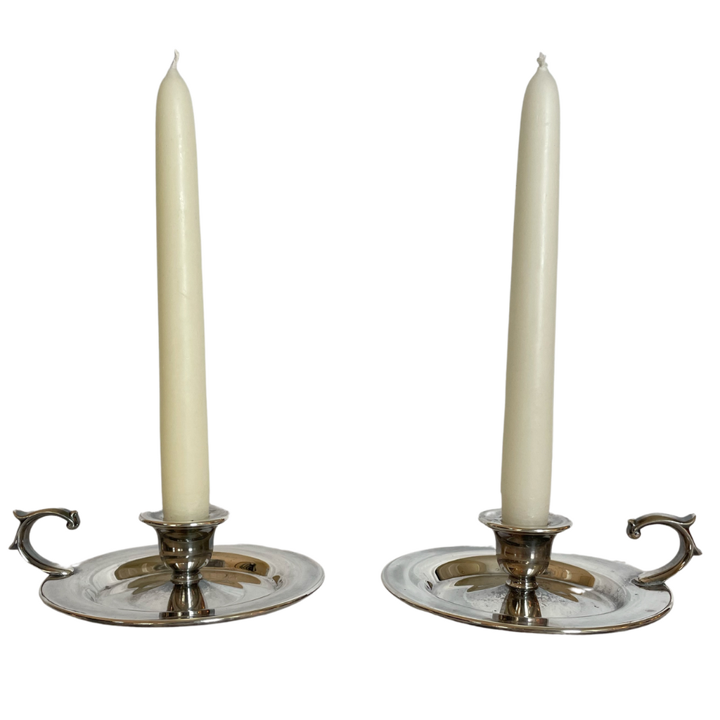 Oneida Candlestick Set of Two-Nested