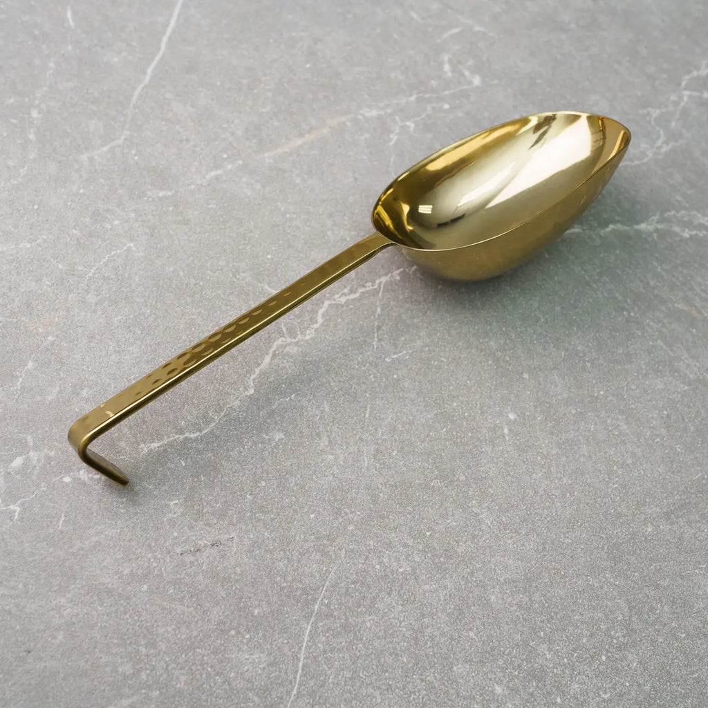 Polished Gold Ice Scoop - Nested