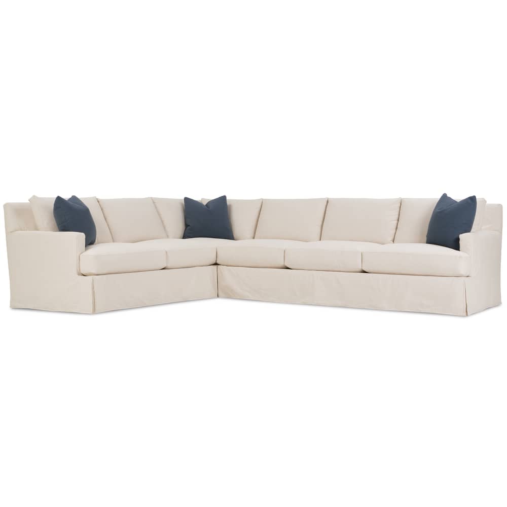 Laney Slipcovered Sectional- Nested Designs