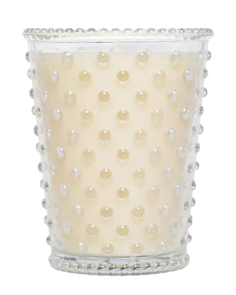 Scotch Pine Hobnail Glass Candle - Nested Designs