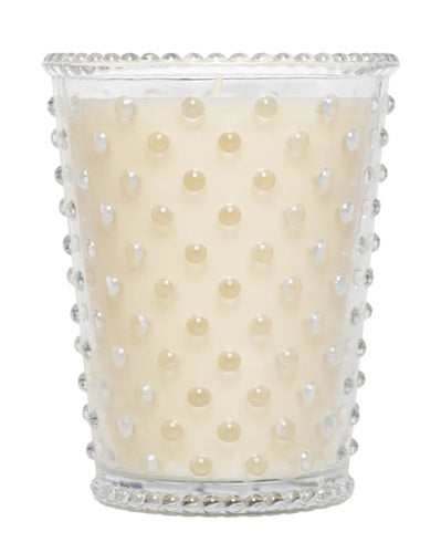 Scotch Pine Hobnail Glass Candle - Nested Designs