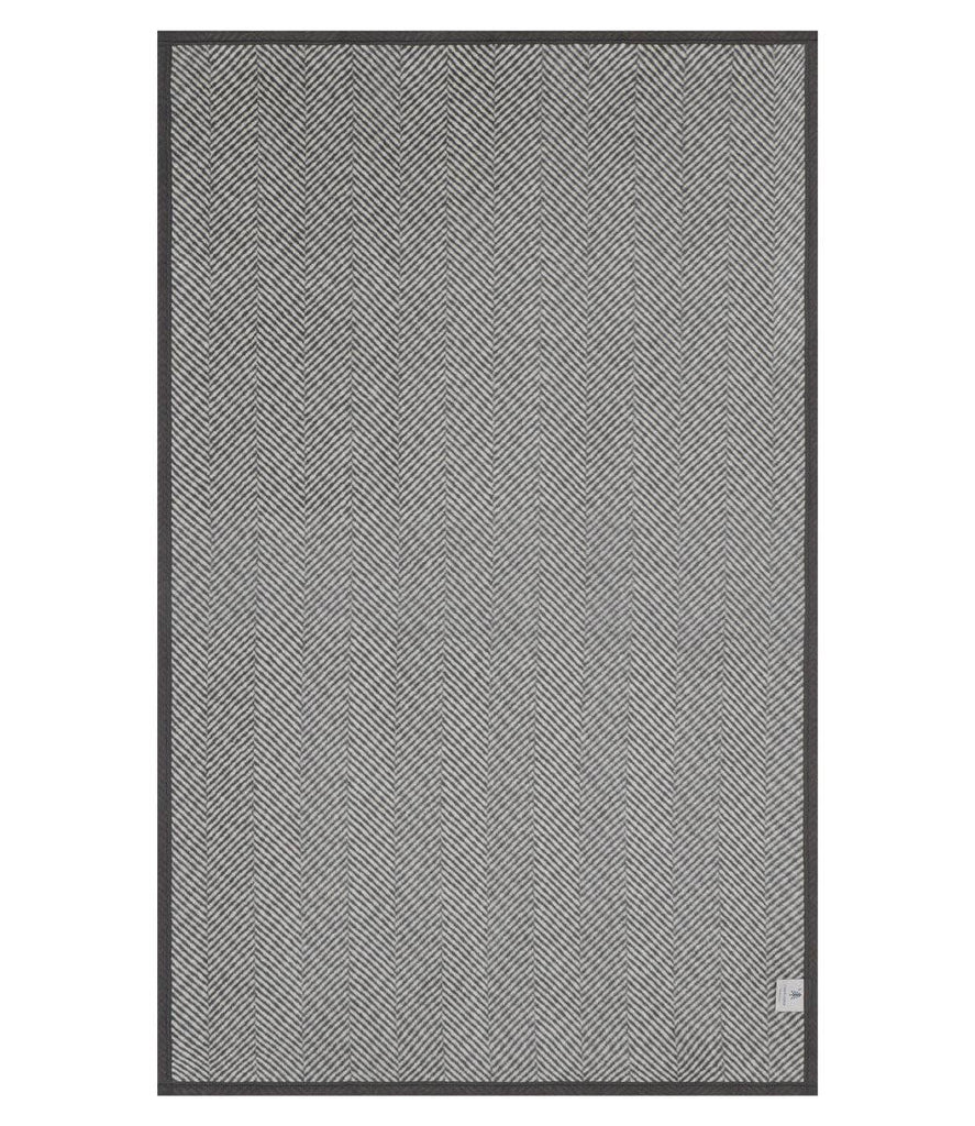 Harborview Herringbone Ash Blanket - Nested Designs