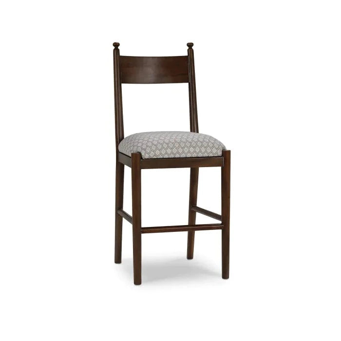 Bahama Counter Stool with Upholstered Seat - Nested Designs