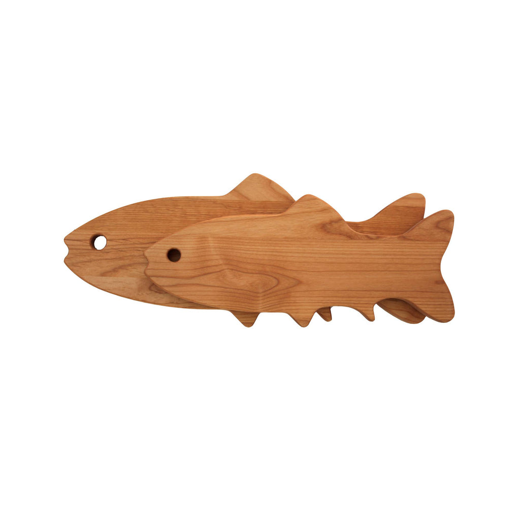 Fish Shaped Hardwood Serving Board - Nested Designs