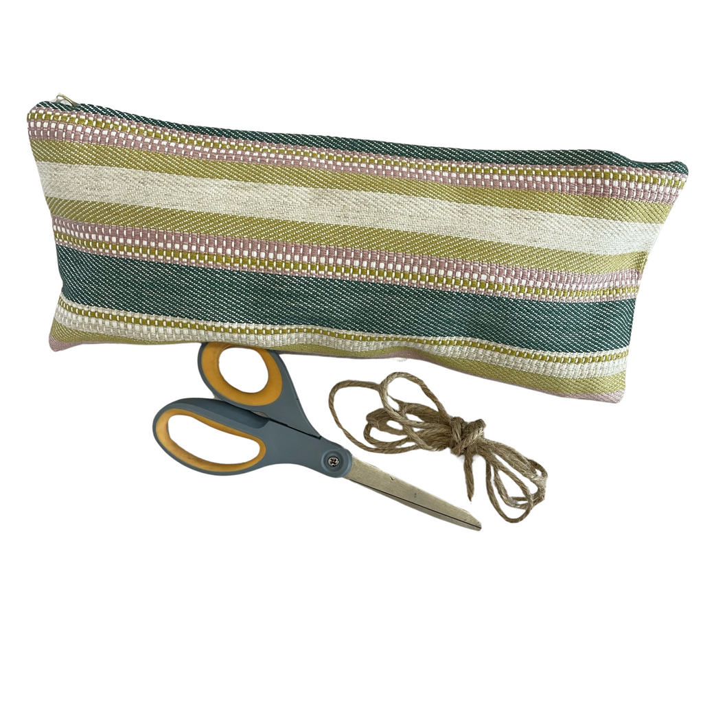 Colorful Stripes Zipper Pouch - NESTED