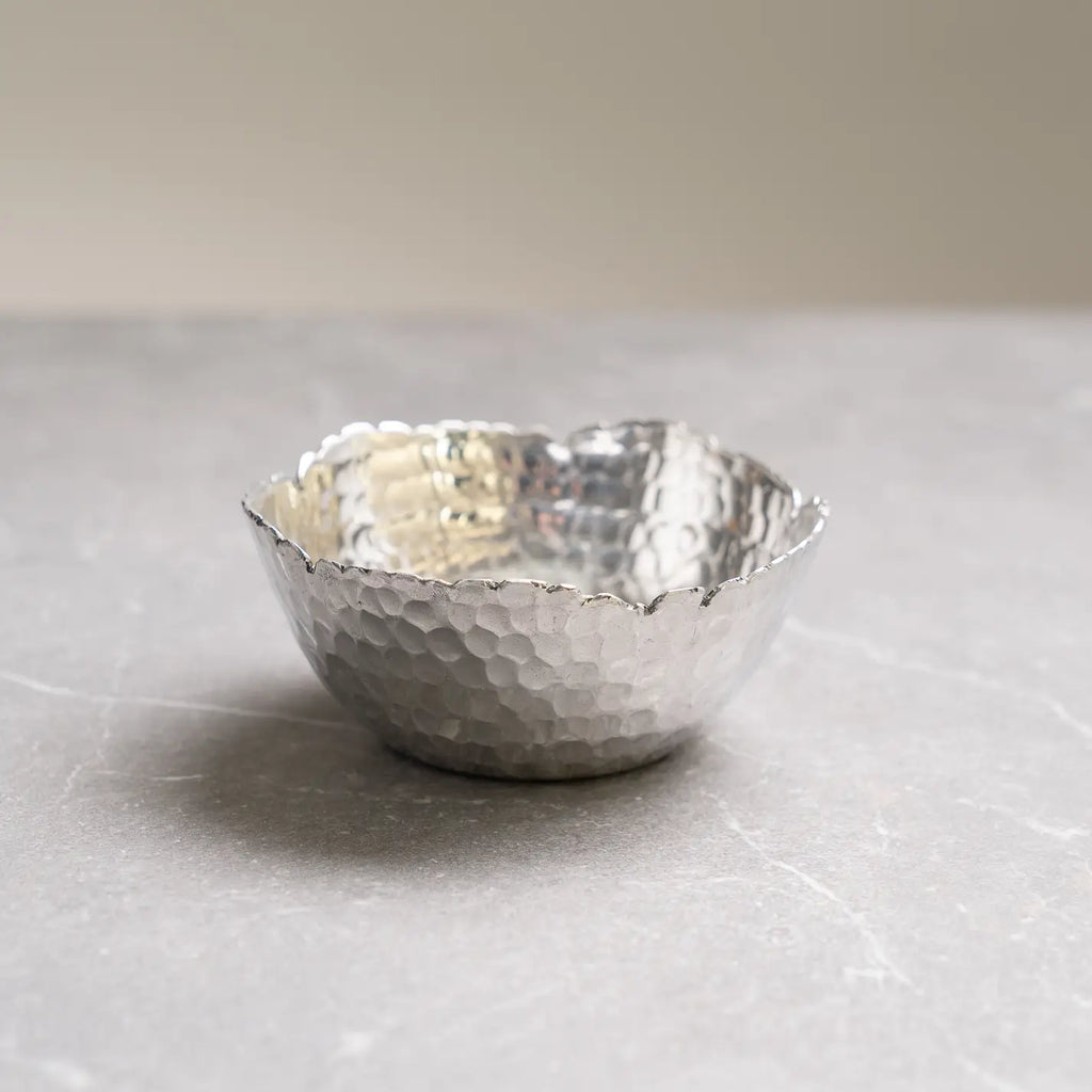 Aluminum Bowl with Ridged Edges - Nested