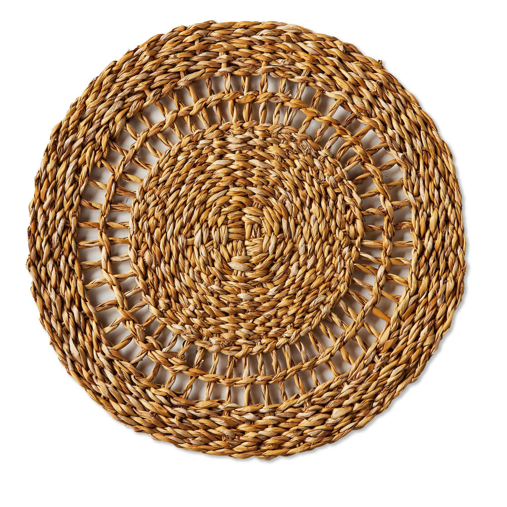 Open Weave Seagrass Placemat - Nested