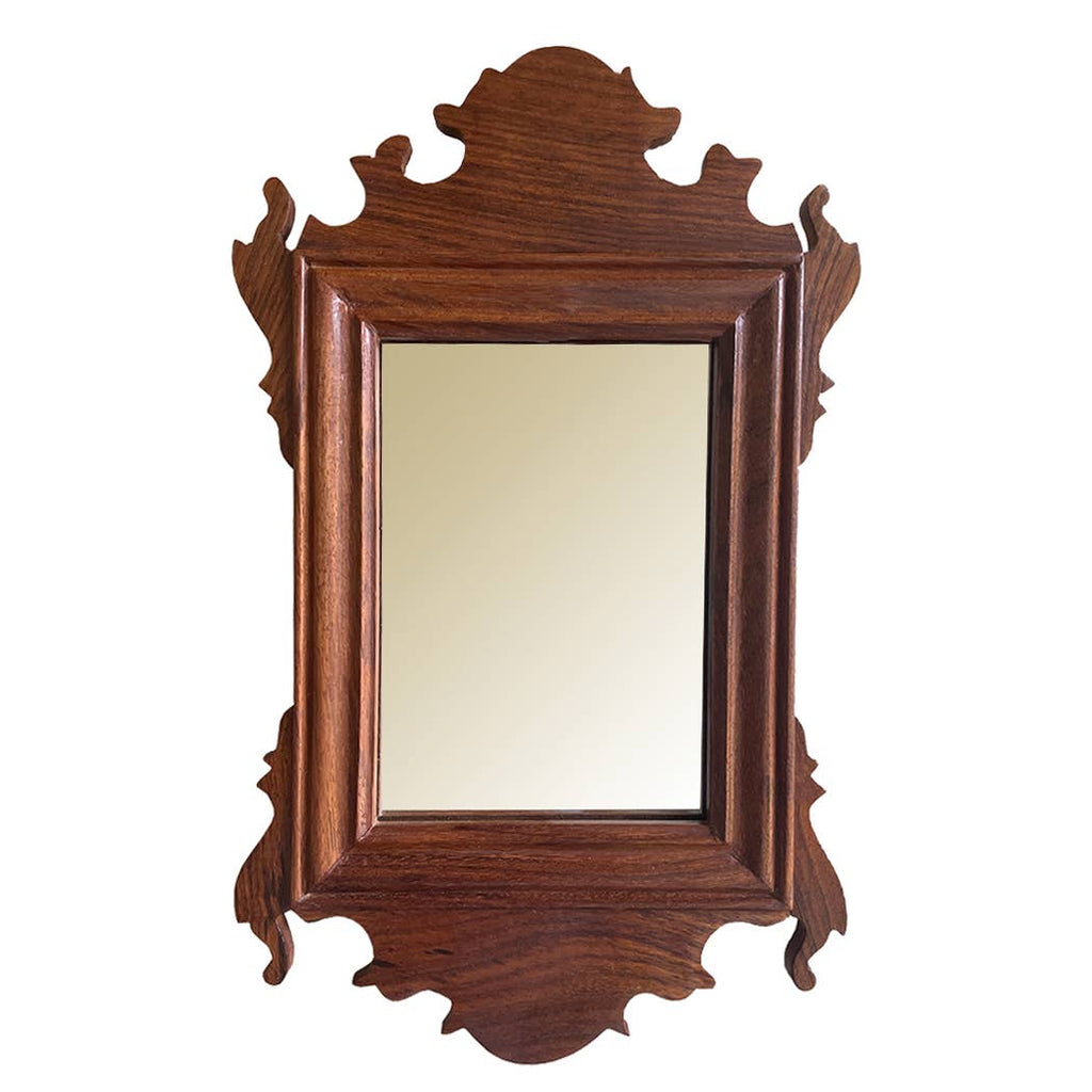 Wood Colonial Style Chippendale Mirror - Nested