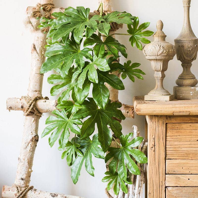 Artificial Plant Fatsia Leaf Vines - Nested