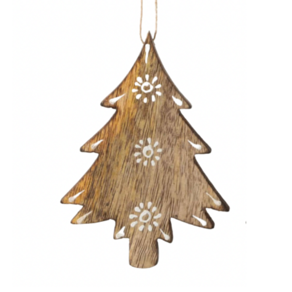 Wood Pine Tree Ornament - Nested Designs
