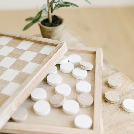 Wooden Checkerboard Set - Nest