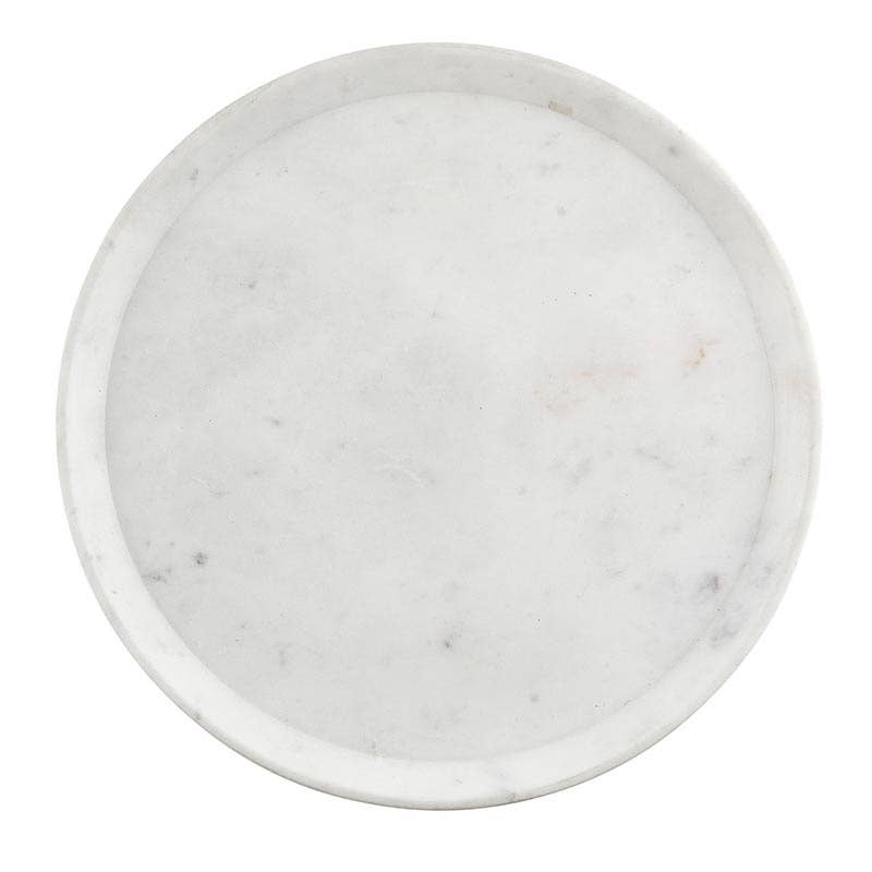 12" Marble Round Pedestal - Nested